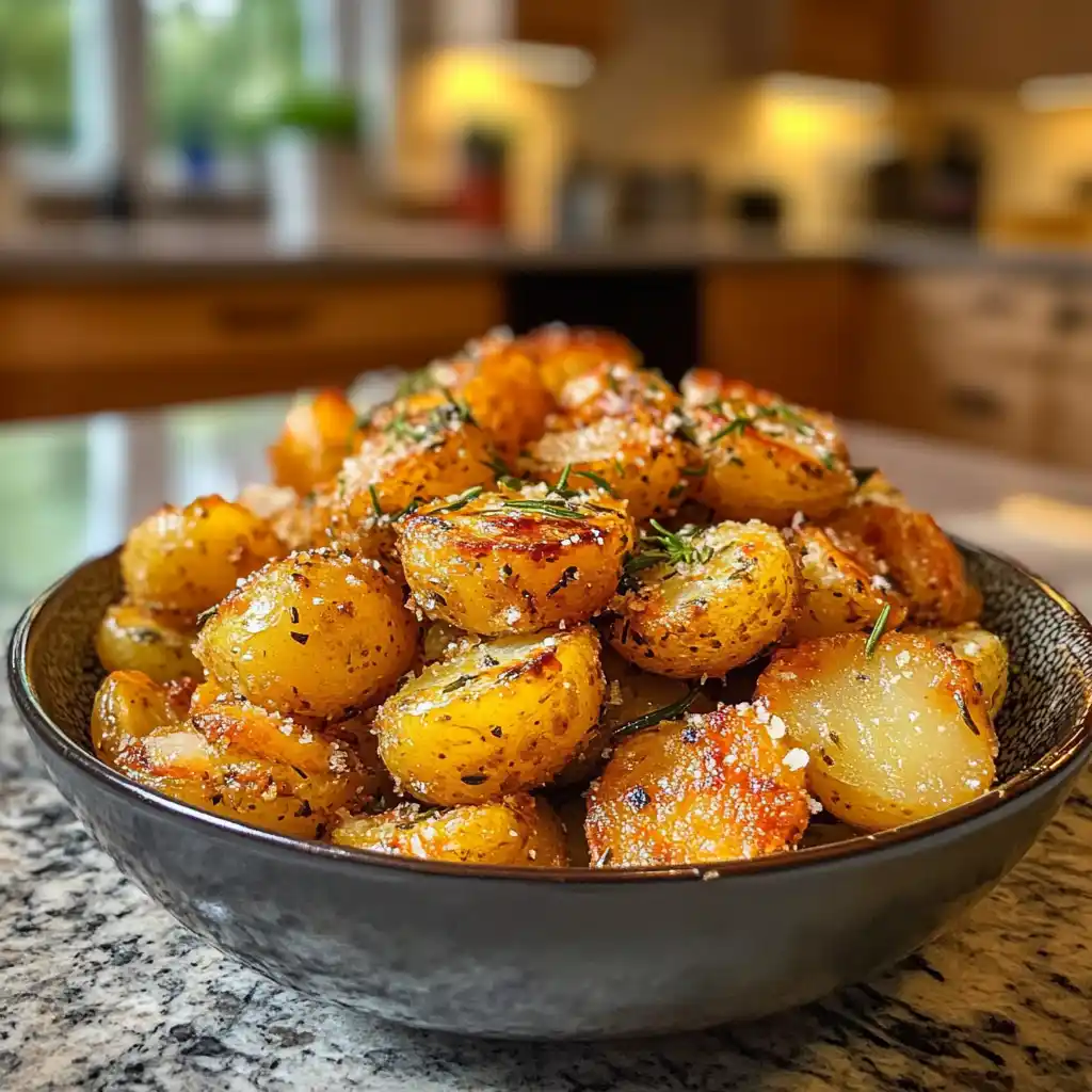 Parmesan Crusted Baby Potatoes: Easy Recipe!