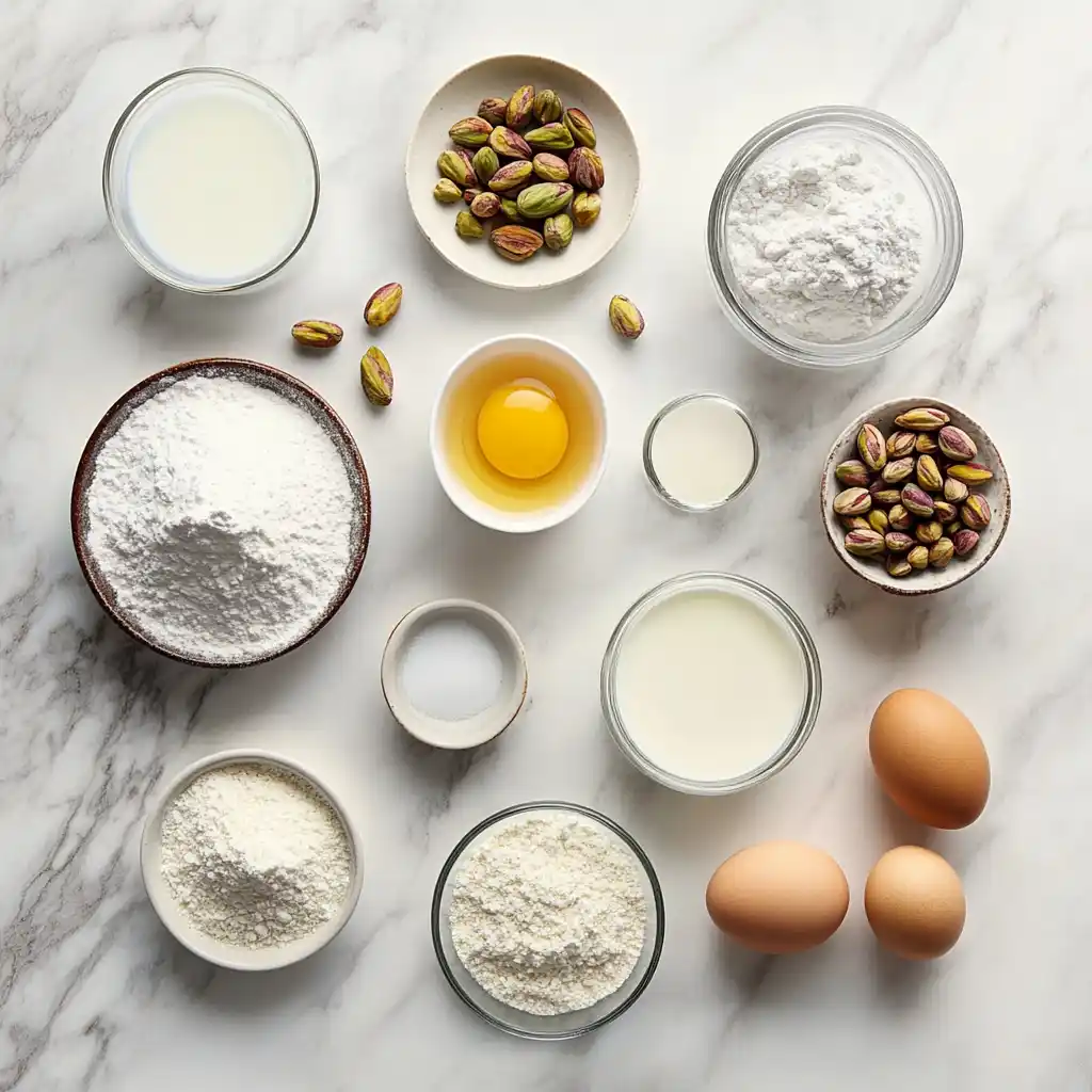 Pistachio Roll Cake Recipe