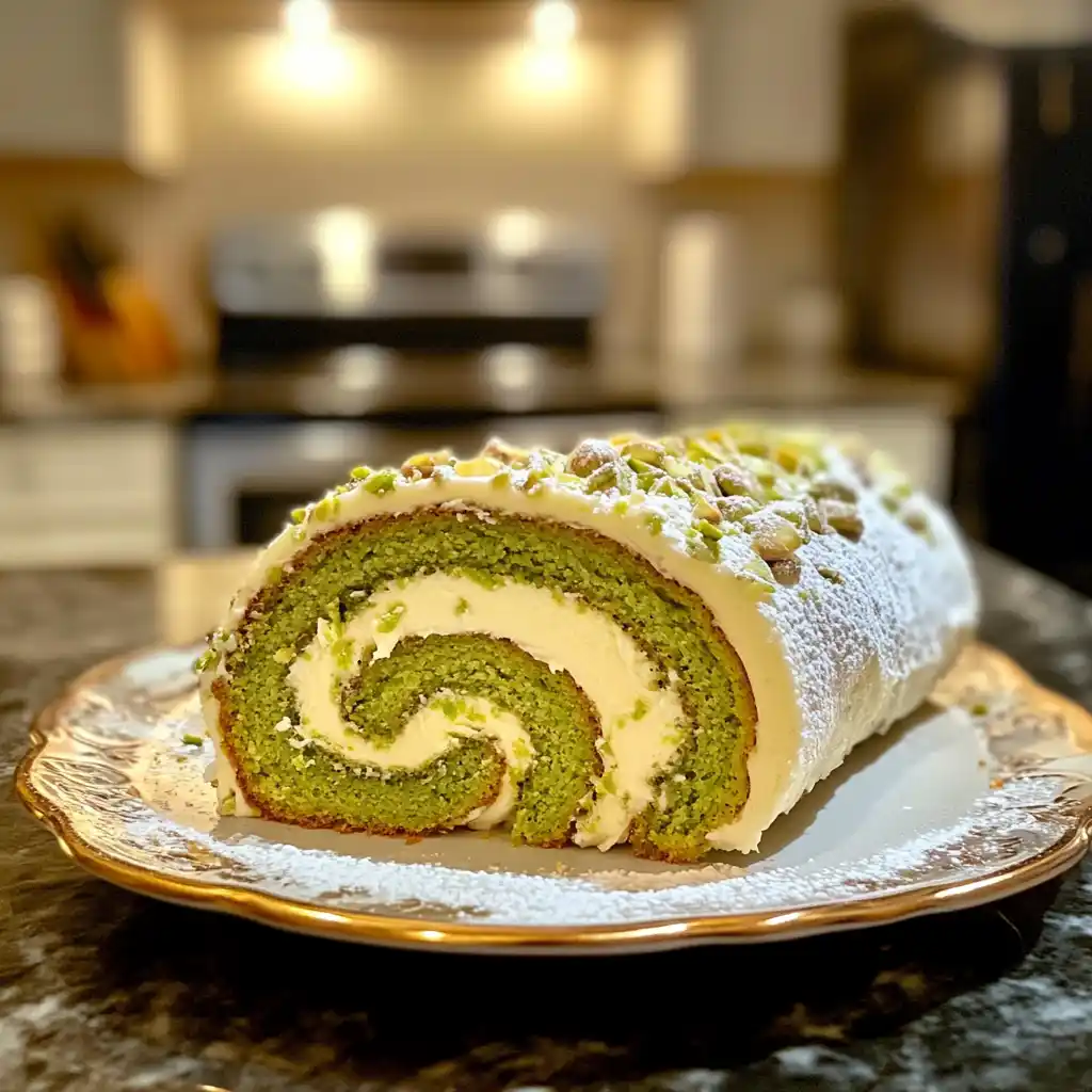 Pistachio Roll Cake Recipe: Bake Yours Today!