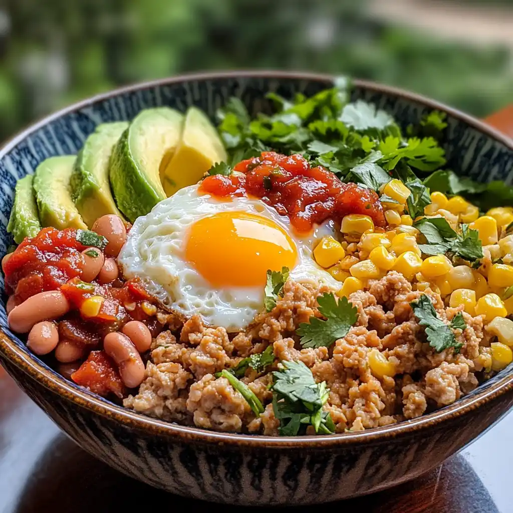 Protein-Packed Turkey and Egg Power Bowl