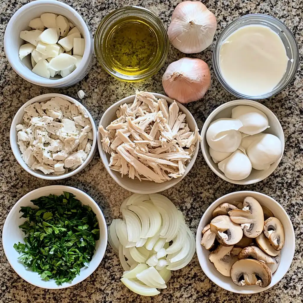 Rotisserie Chicken Mushroom Soup