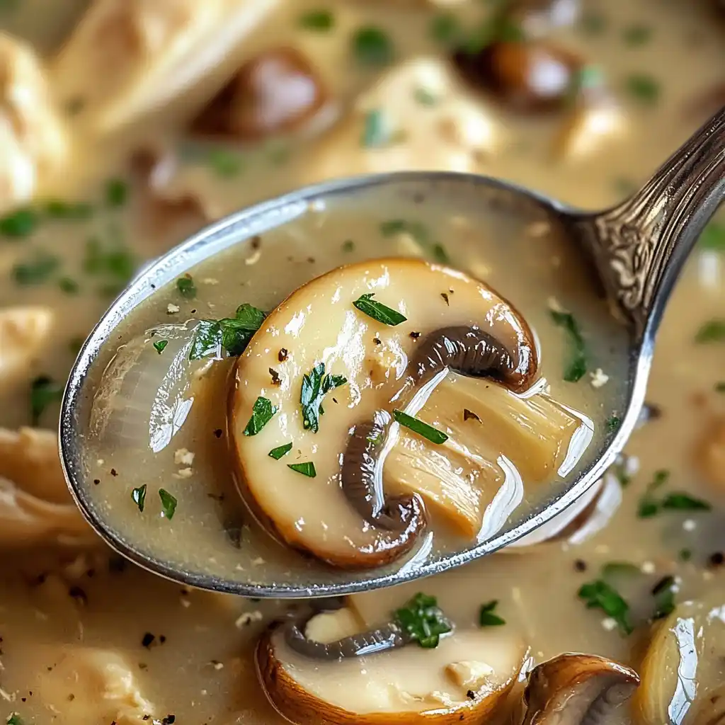 Rotisserie Chicken Mushroom Soup