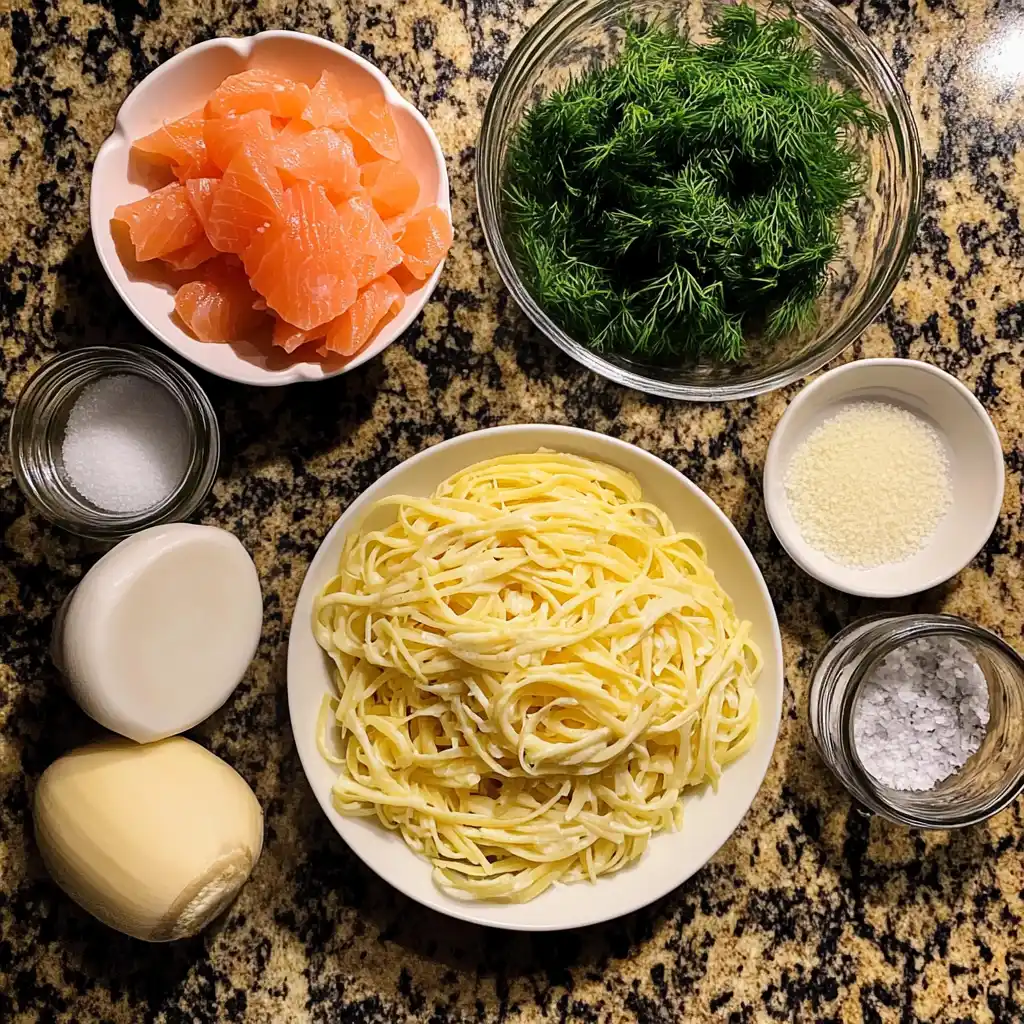 Smoked Salmon Linguine