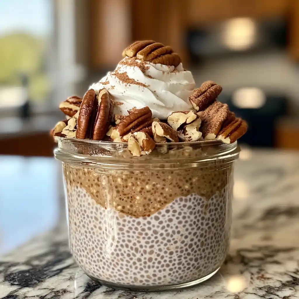 Southern Pecan Pie in a Jar Chia Pudding: Taste Heaven
