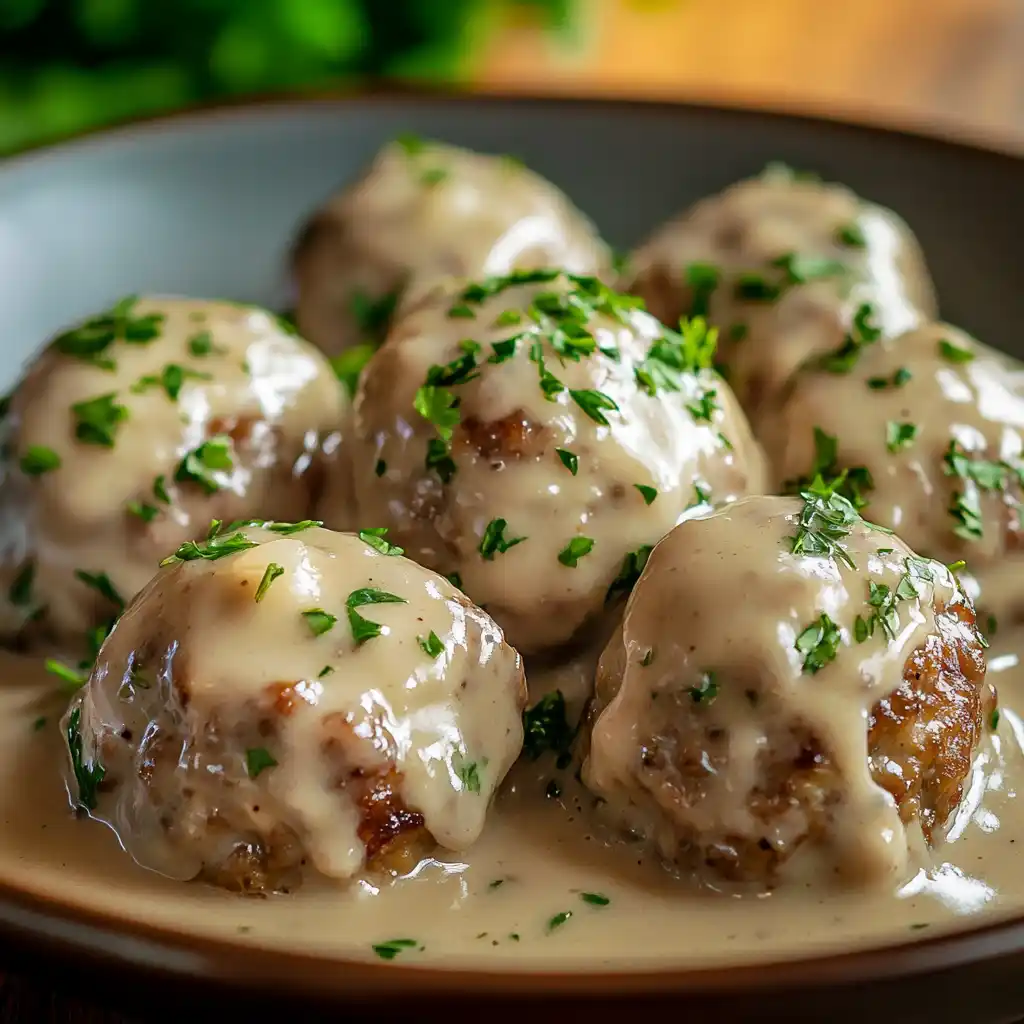 Swedish meatballs with frozen meatballs
