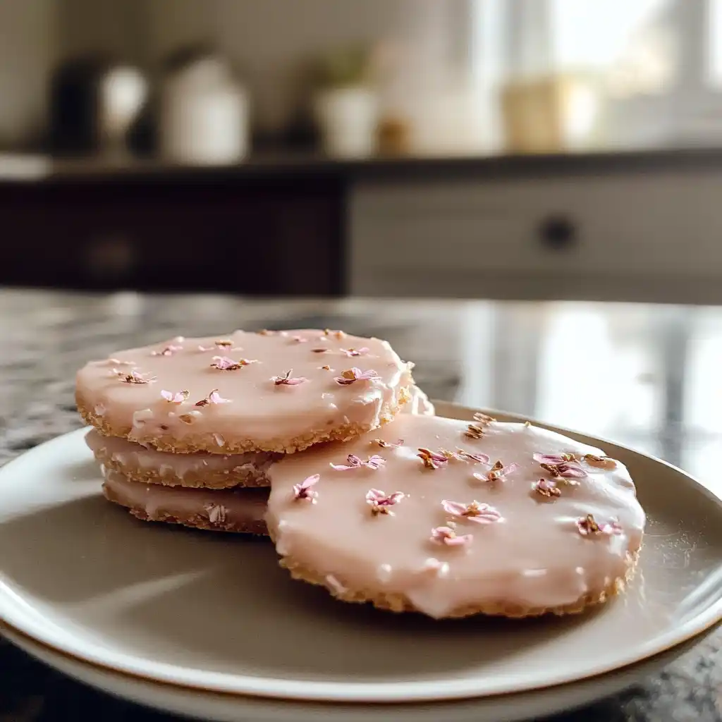 Sweet Cherry Blossom Cookies