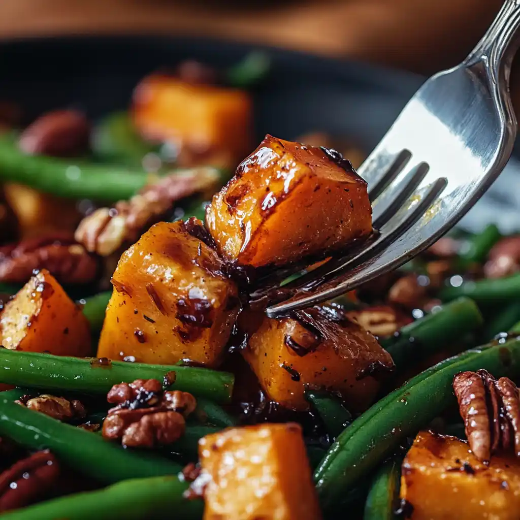 Sweet Potato Green Bean Bake