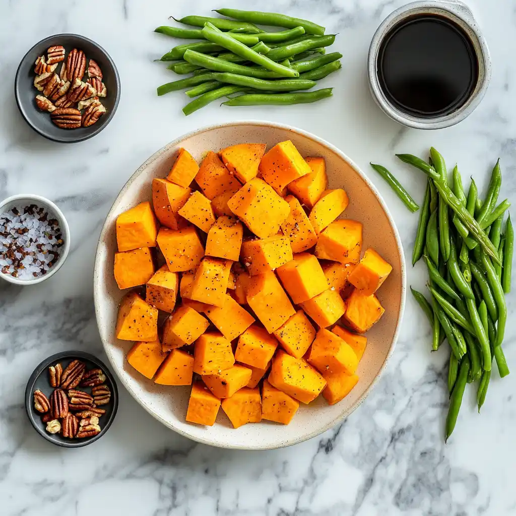 Sweet Potato Green Bean Bake