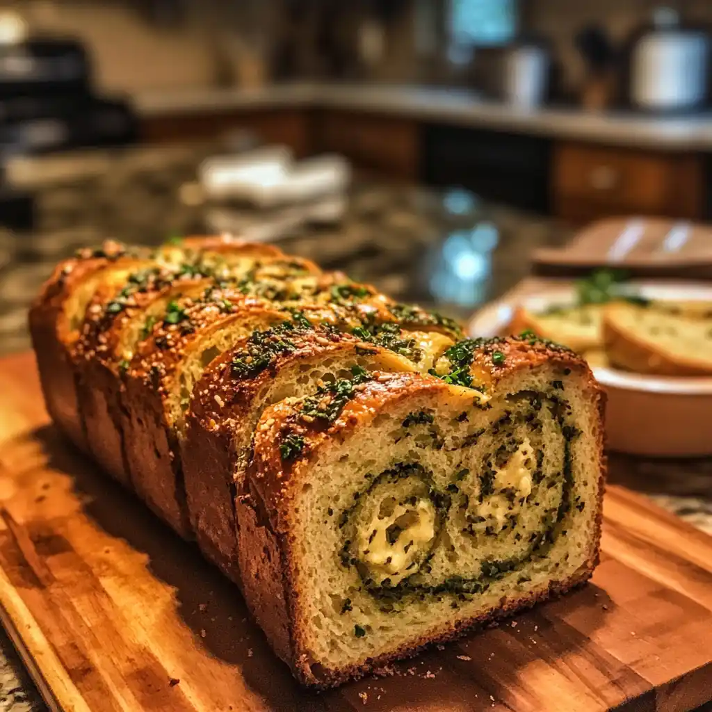 Swirled Garlic Herb Bread: Bake This Delicious Loaf!
