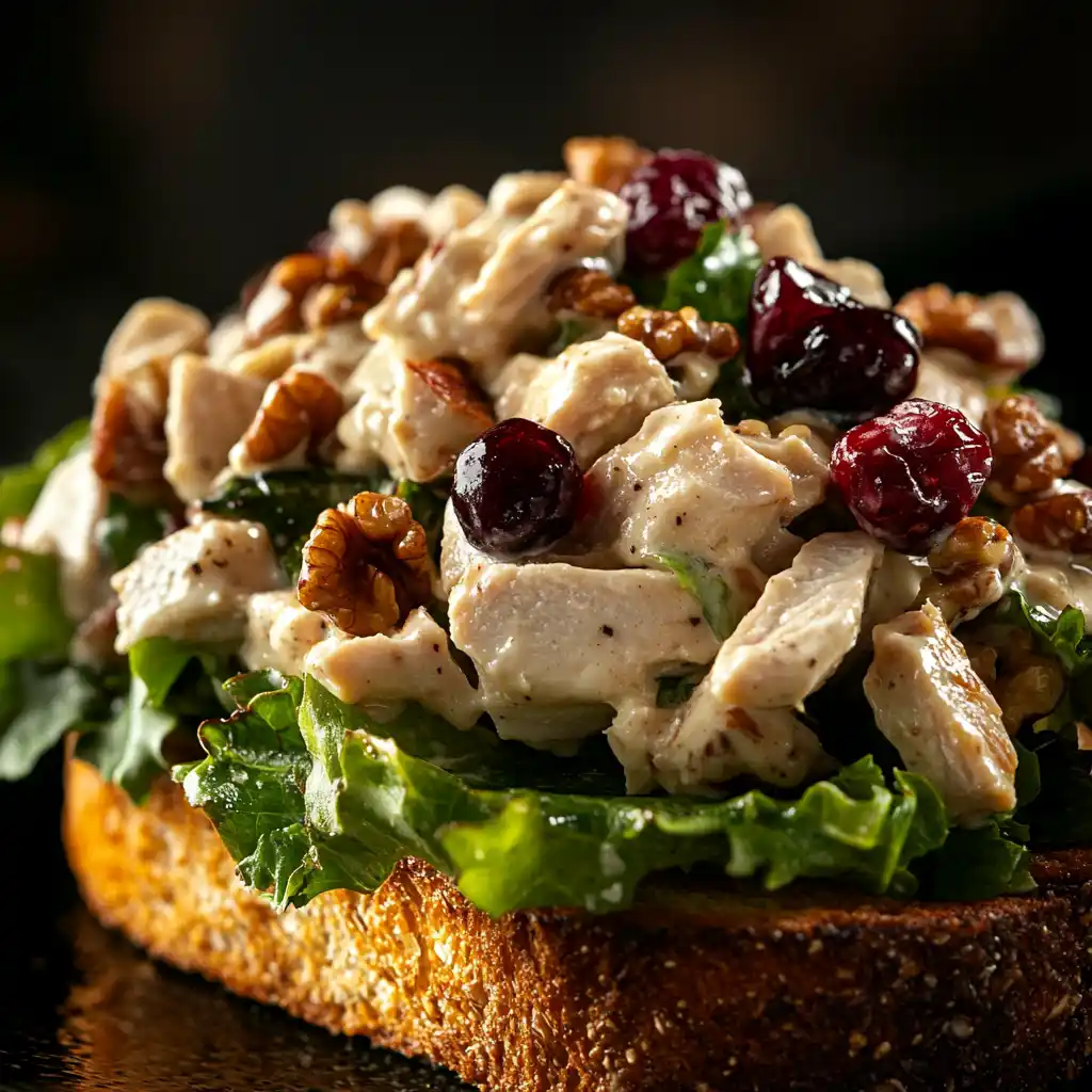 Turkey Salad with Cranberries and Walnuts Recipe: The ultimate holiday leftover dish!