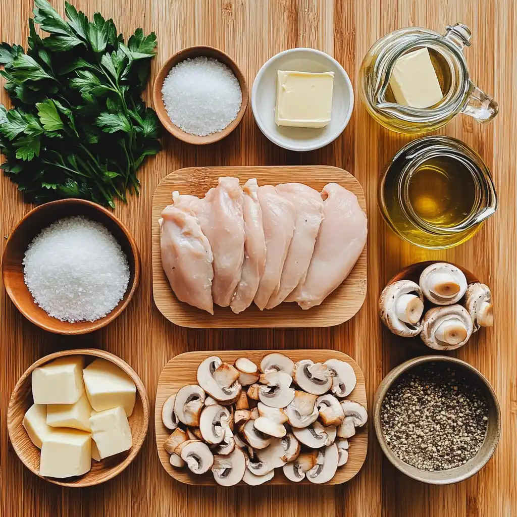 creamy mushroom chicken recipe