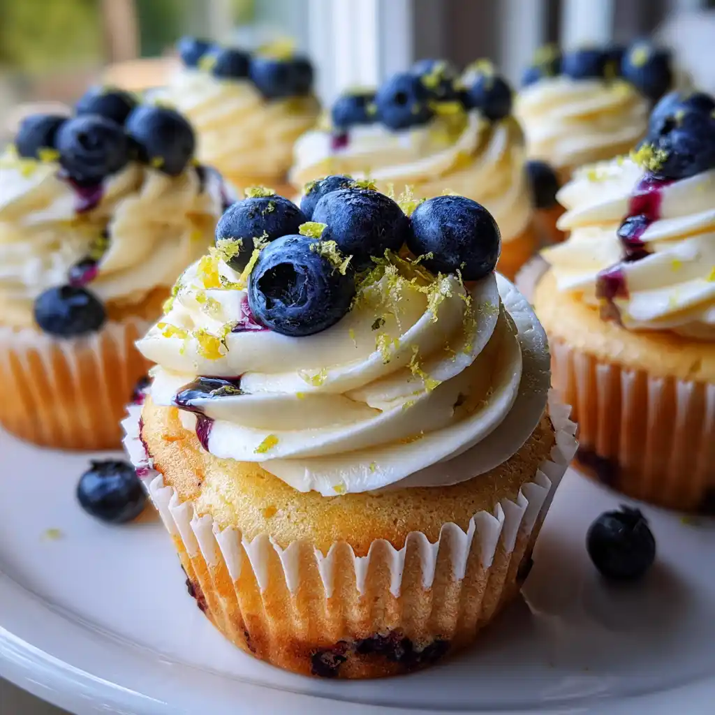 Blueberry Lemon Cupcakes (Fresh, Zesty & Moist)