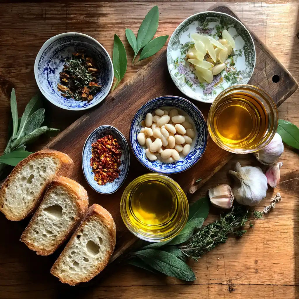 Brothy White Beans on Toast