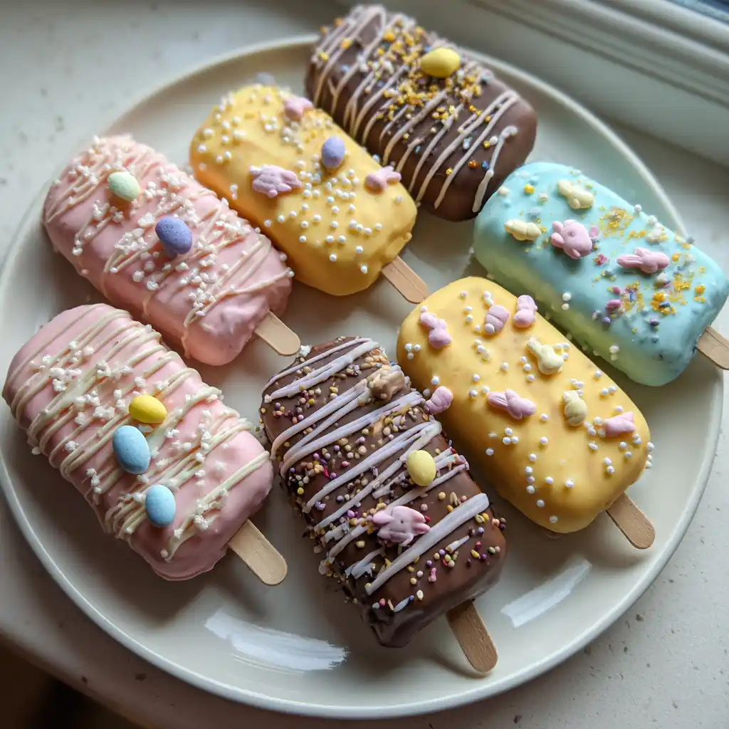 Easy Easter Cakesicles