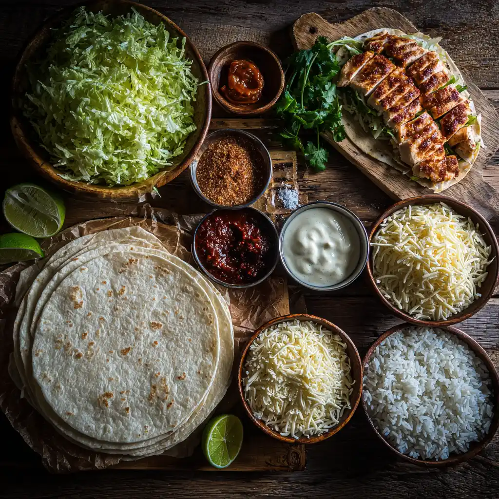 Easy Chipotle Ranch Grilled Chicken Burrito