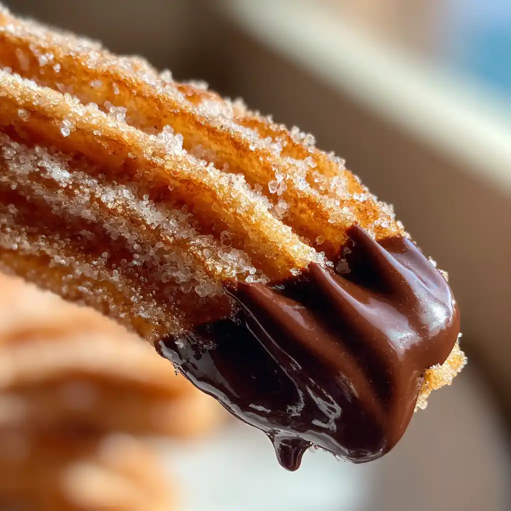 Easy Churros with Chocolate Dipping Sauce