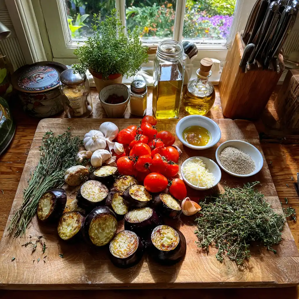 Eggplant And Tomato Bake
