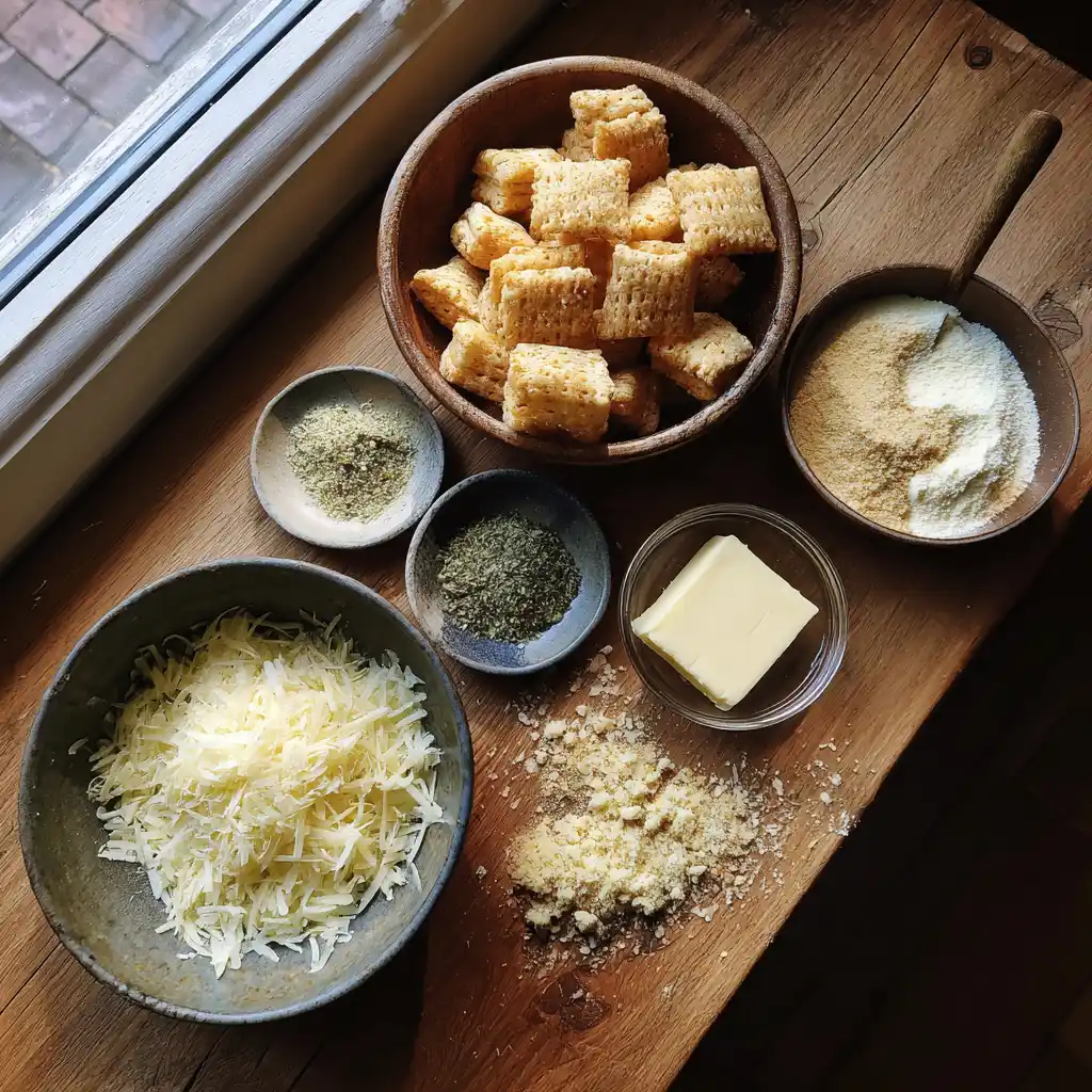 Garlic Bread Ritz Bits 