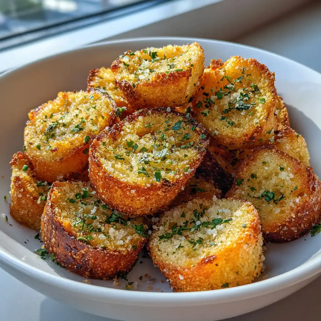 Garlic Bread Ritz Bits (Buttery, Crunchy Snack)