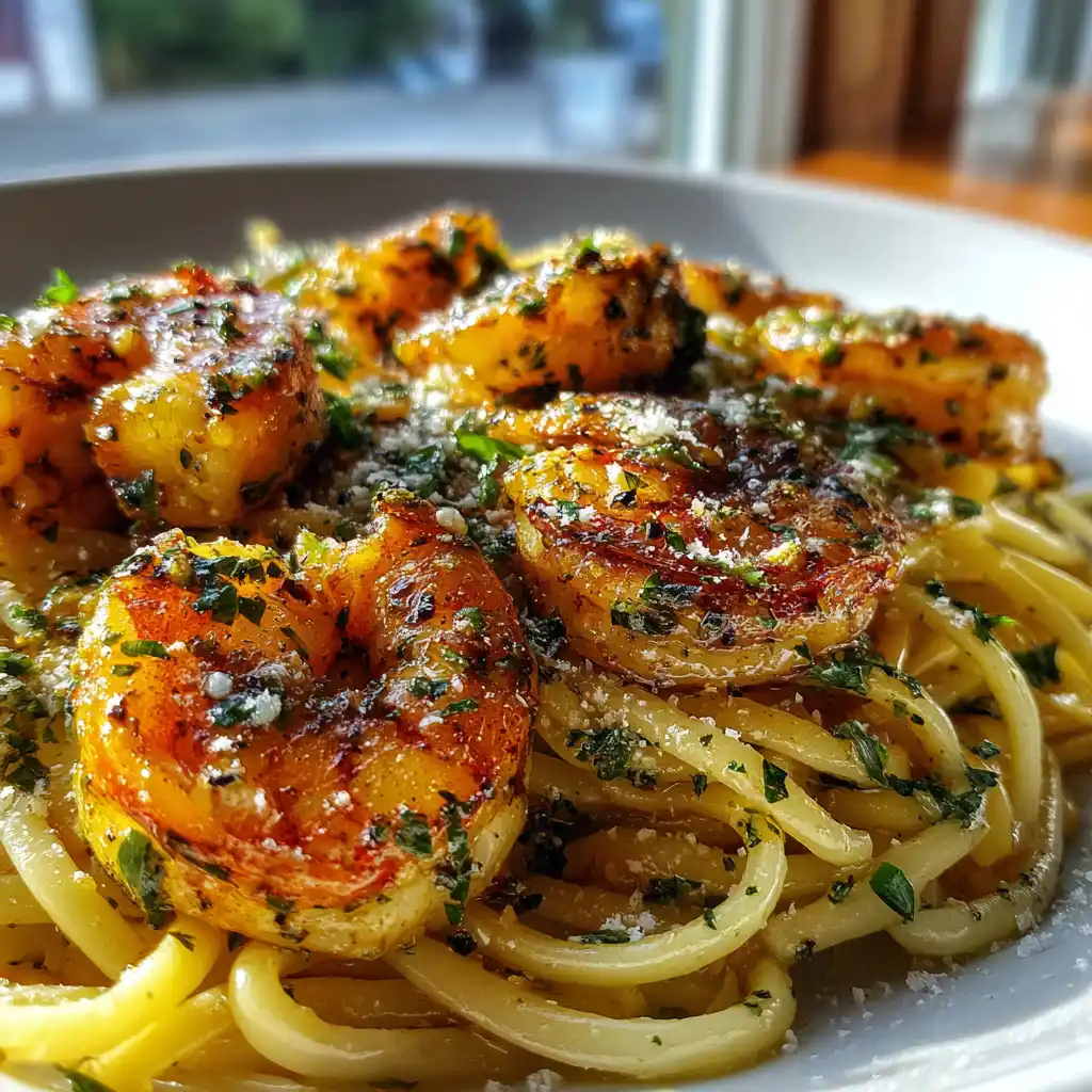 Garlic Butter Shrimp Pasta