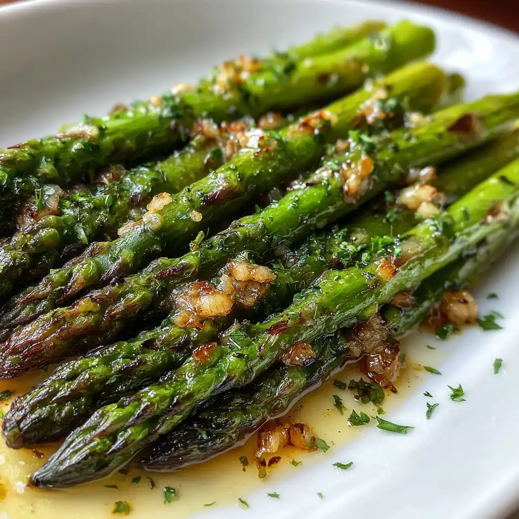 Garlic Roasted Asparagus (Crispy, Flavorful & Easy)