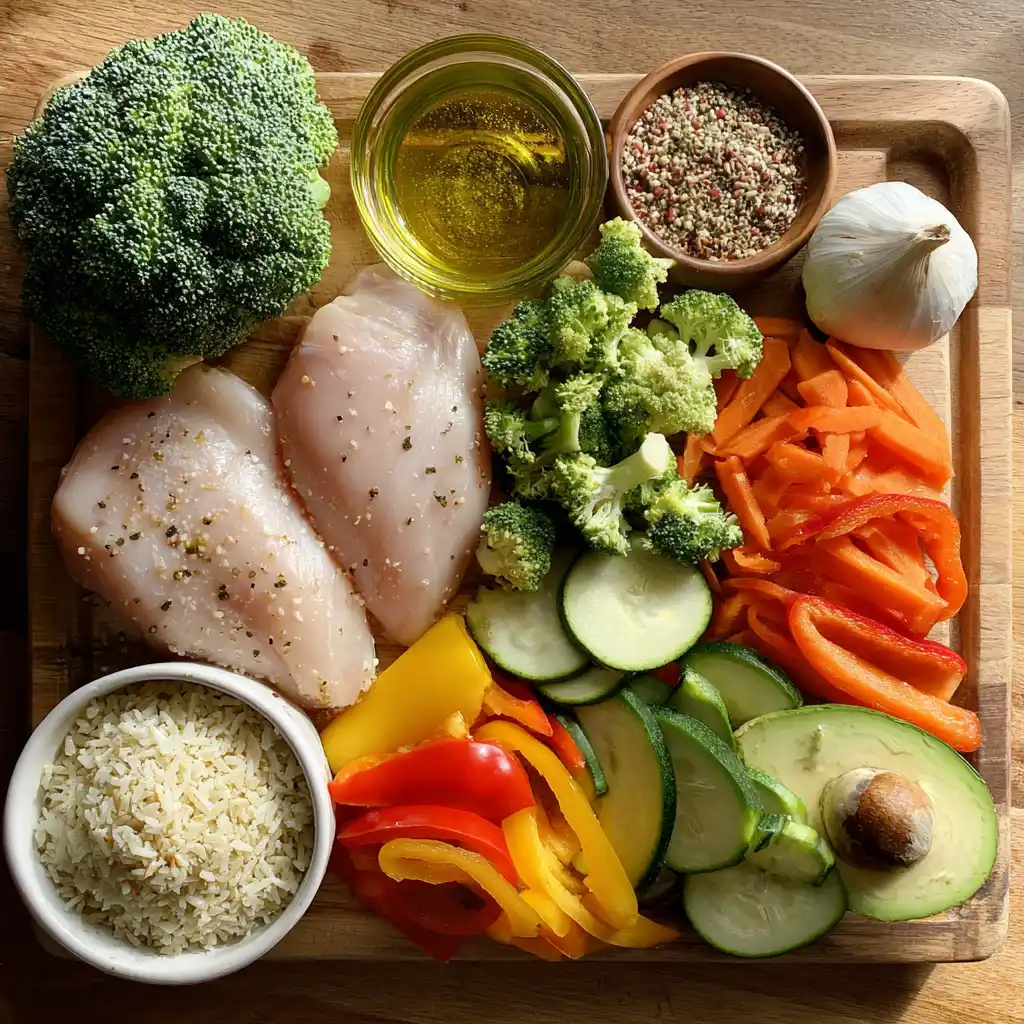 Grilled Chicken Veggie Bowl