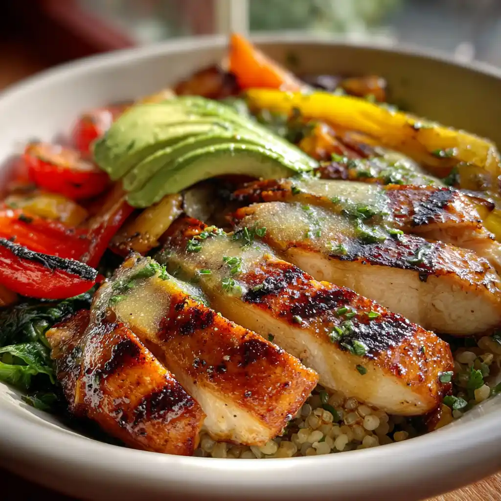 Grilled Chicken Veggie Bowl