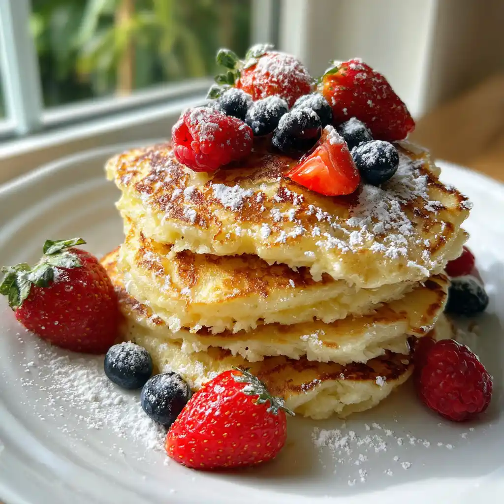Easy High-Protein Cottage Cheese Pancakes