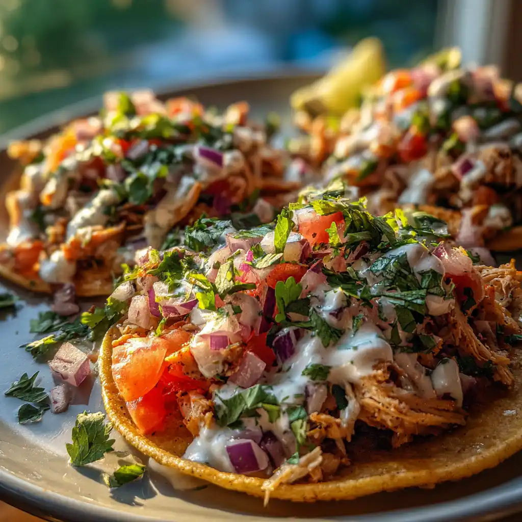 Leftover Rotisserie Chicken Tacos