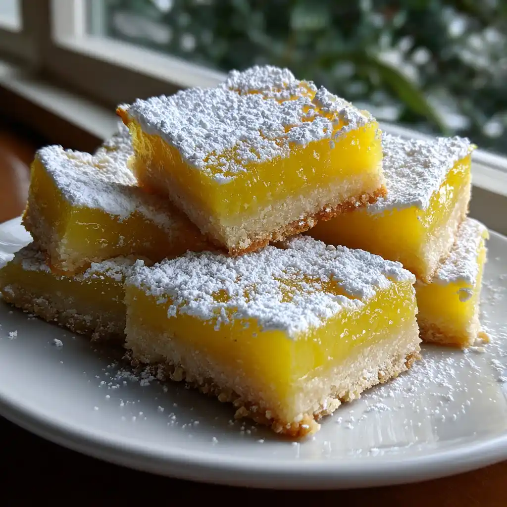 Easy Lemon Bars with Shortbread Crust