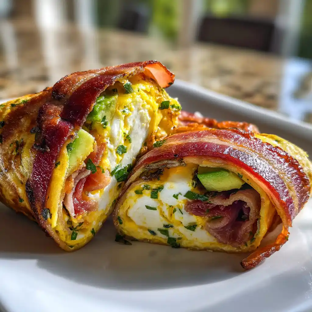 Low-Carb Breakfast Roll-Ups