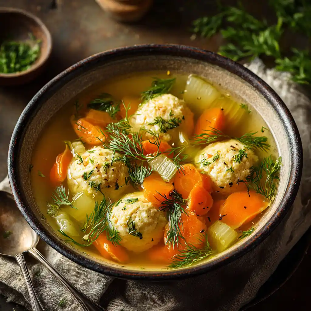 Matzo Ball Soup (Classic Comfort Soup)