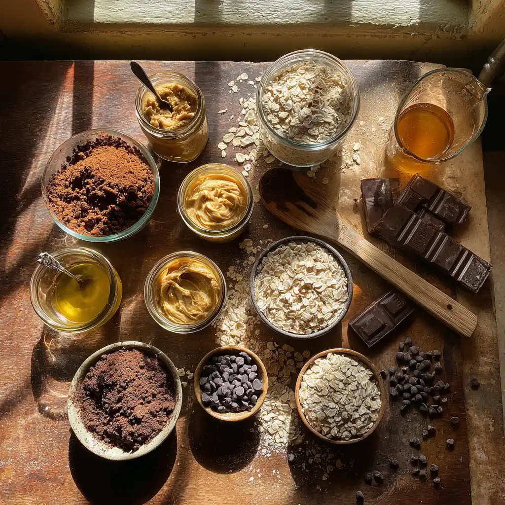 No Bake Brownie Bites