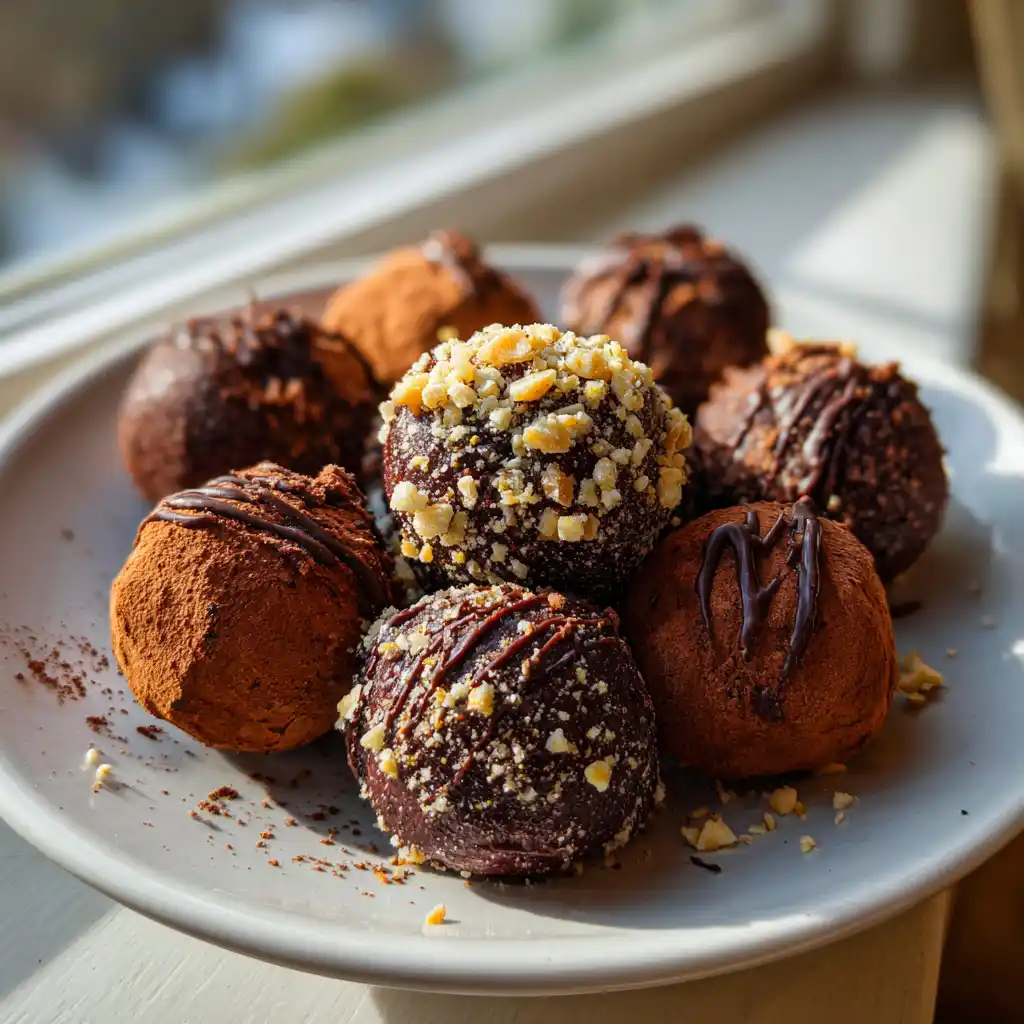 No Bake Brownie Bites (Fudgy, Rich & Easy)