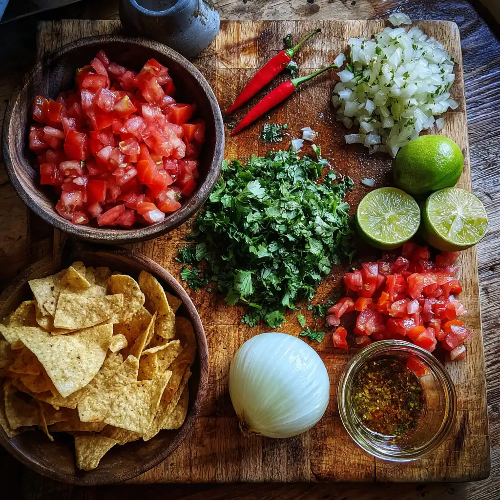 Pico de Gallo And Tortilla Chips (Fresh & Zesty)
