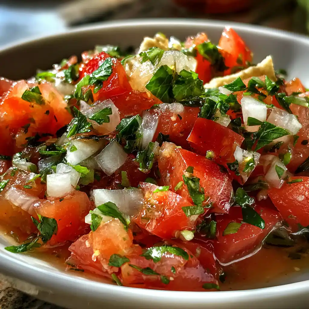 Pico de Gallo And Tortilla Chips (Fresh & Zesty)