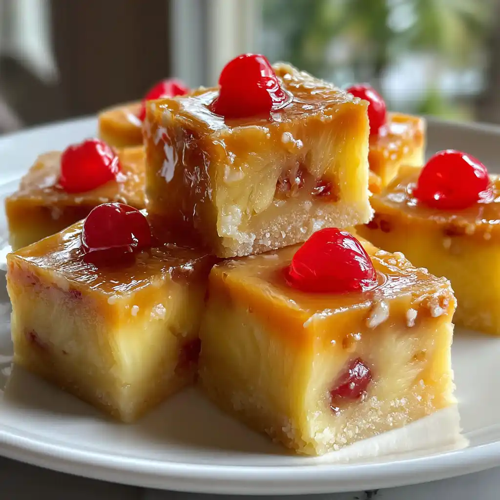 Pineapple Upside Down Cake Fudge