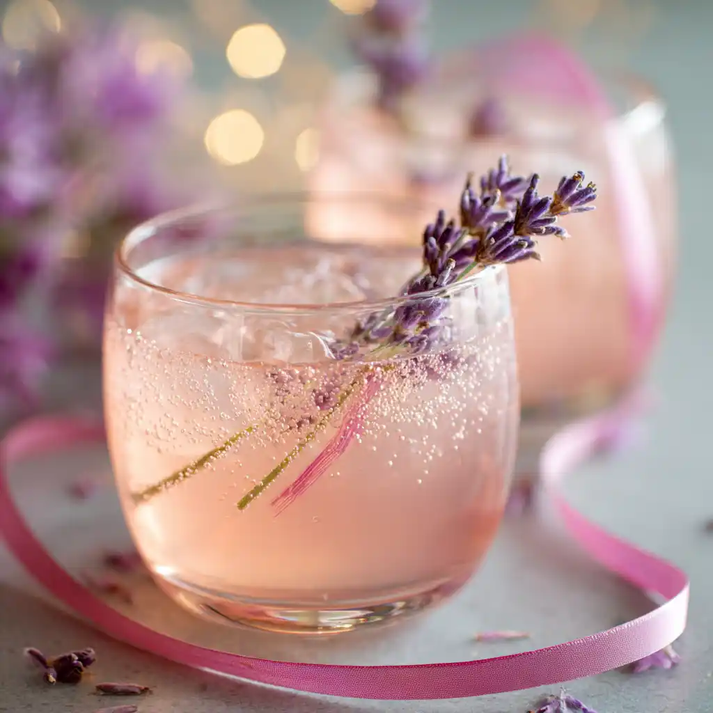 Rhubarb Lavender Gin Cocktail