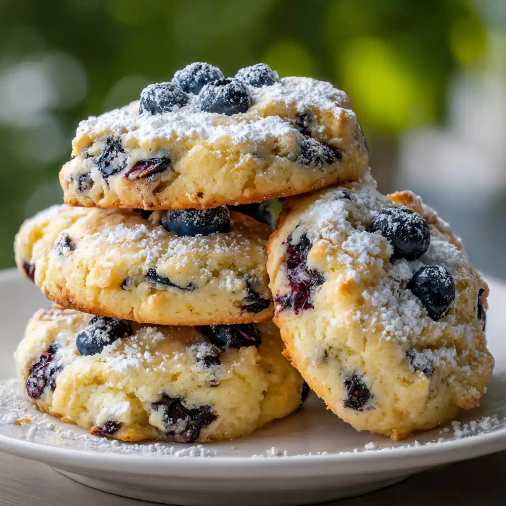 Soft Blueberry Heaven Cookies