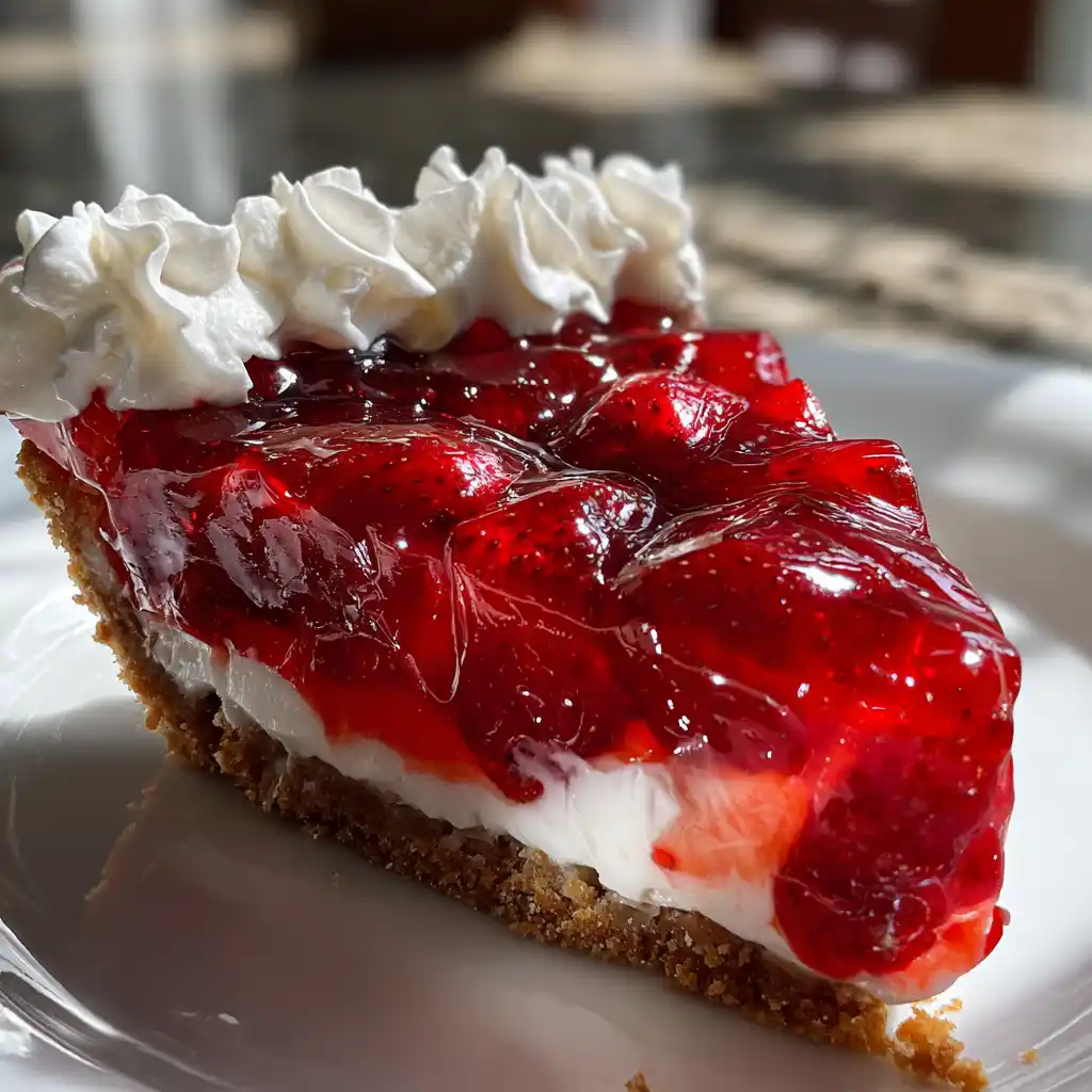 Strawberry Jello Pie
