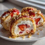 Strawberry Shortcake Cheesecake Rolls