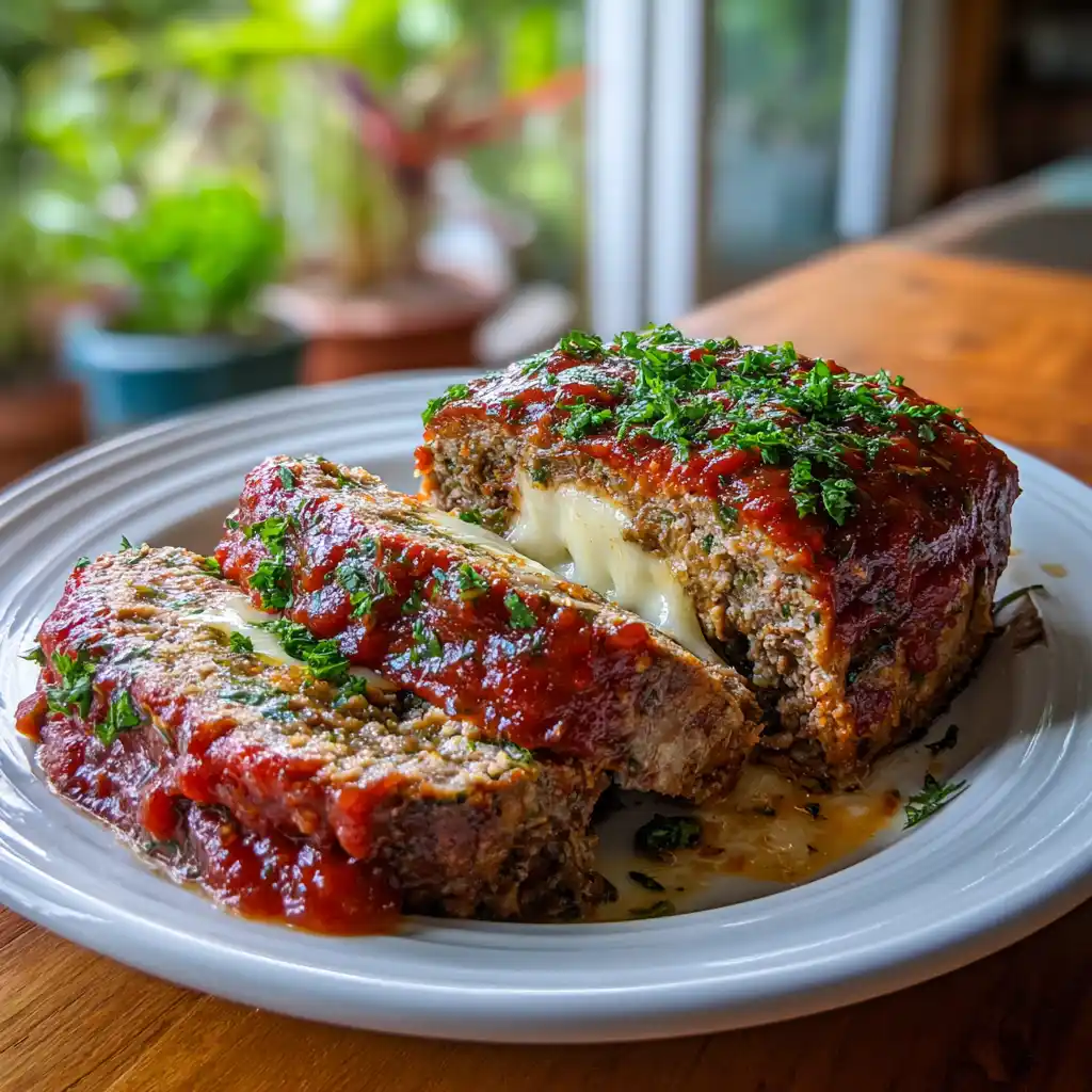 Stuffed Italian Meatloaf (Cheesy, Savory & Comforting)