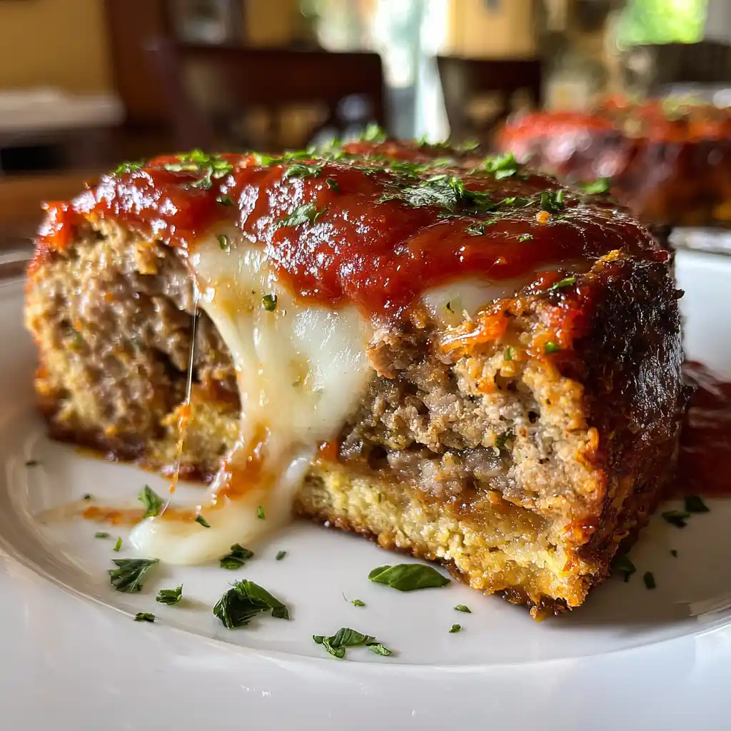 Stuffed Italian Meatloaf