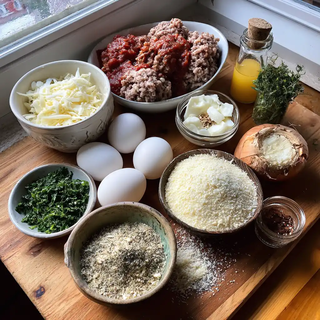 Stuffed Italian Meatloaf