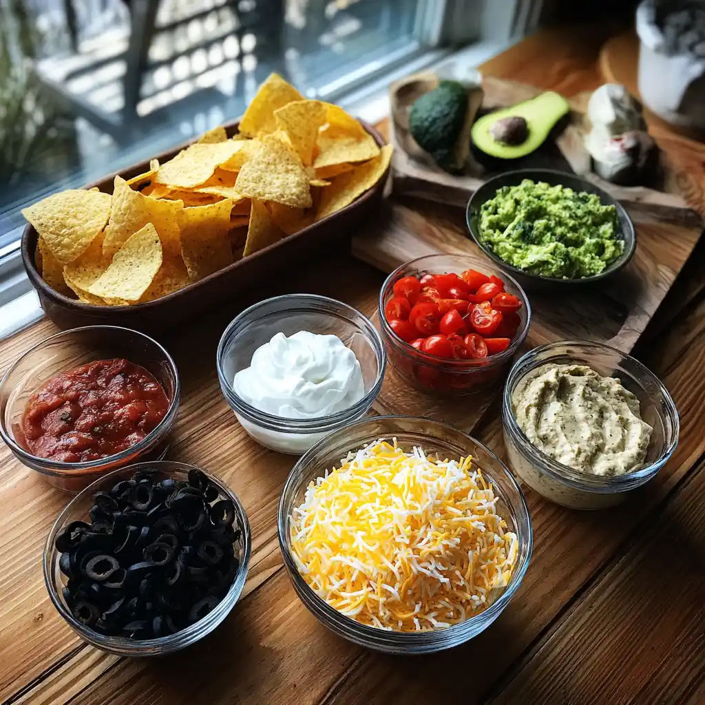 Easy 7-Layer Dip